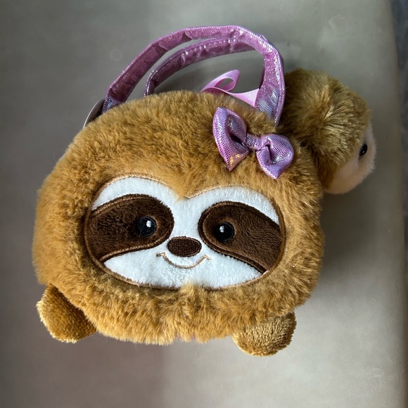 Other - Adorable Sloth Plush Purse for Kids